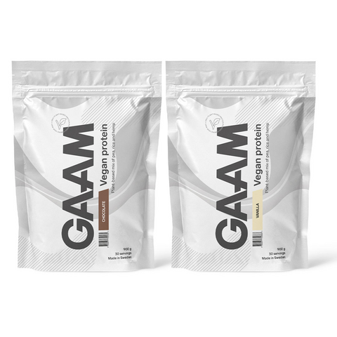 2 x GAAM Vegan Protein 900 g