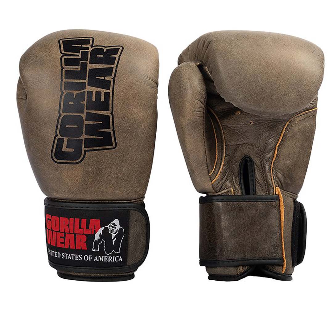 Gorilla Wear Yeso Boxing Gloves Vintage Brown