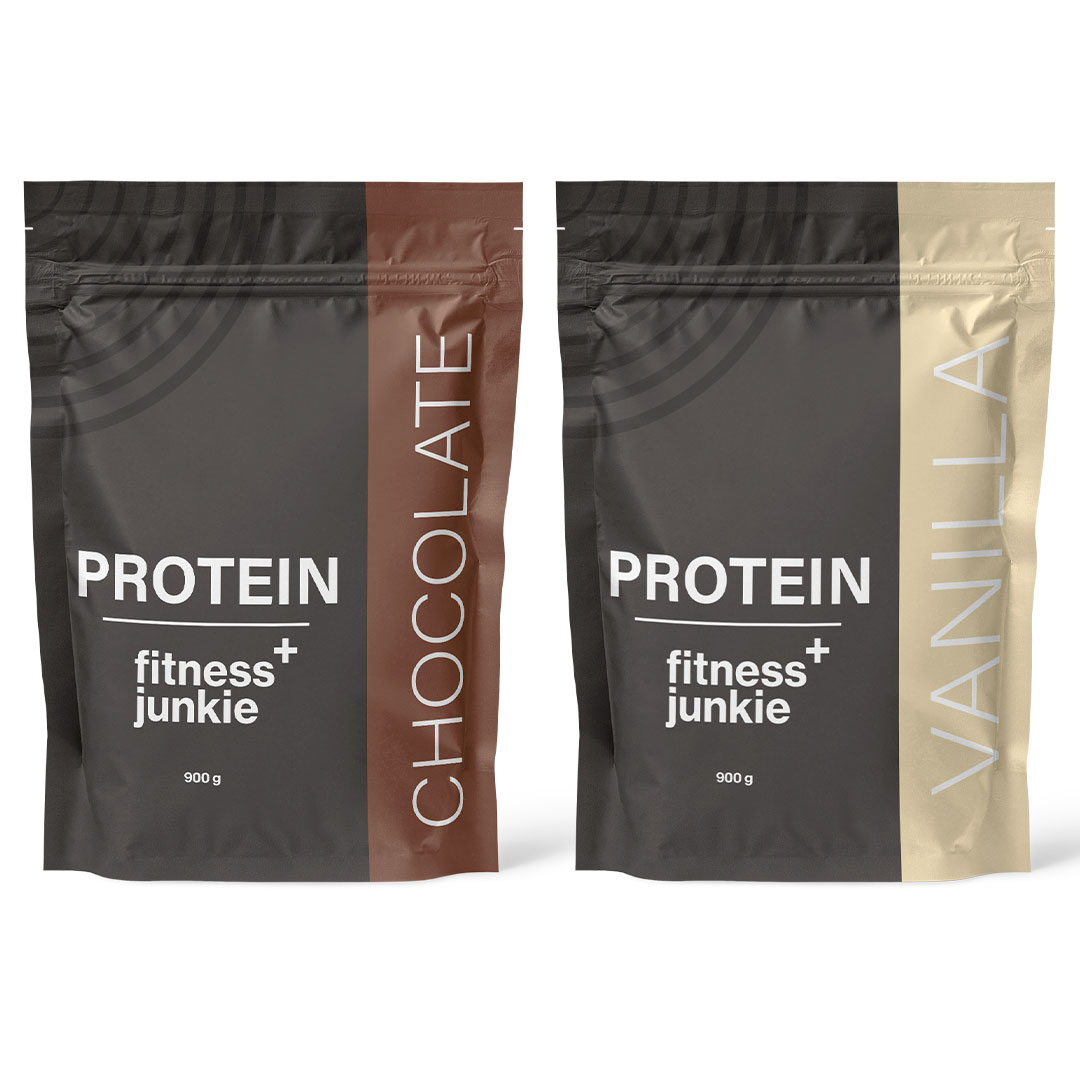 2 x fitnessjunkie Protein 900 g