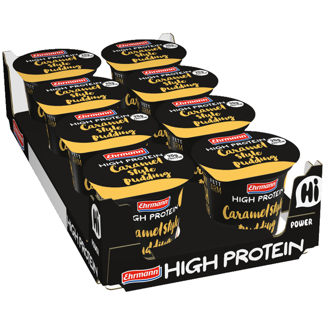 8 x Ehrmann High Protein Pudding 200 g