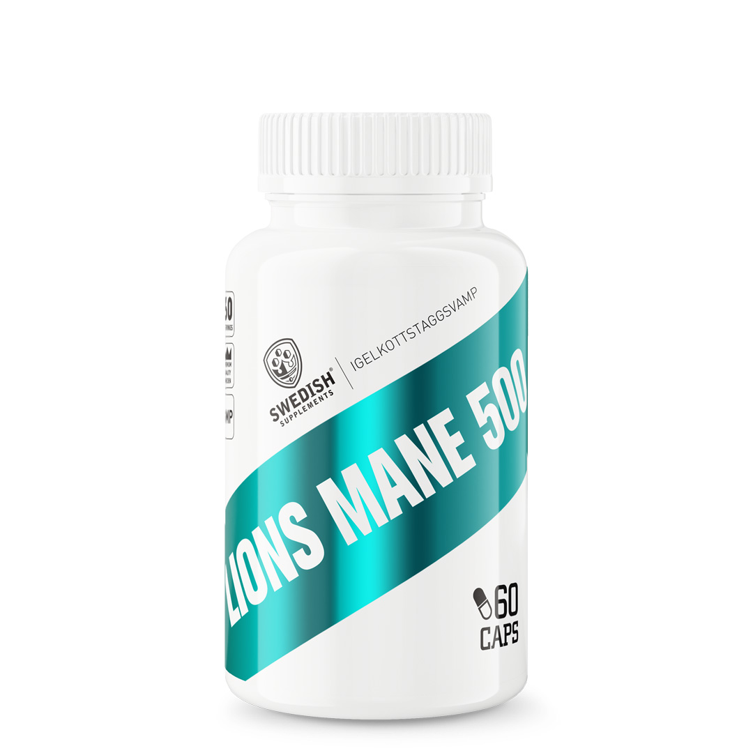 Swedish Supplements Lions Mane 500 60 caps