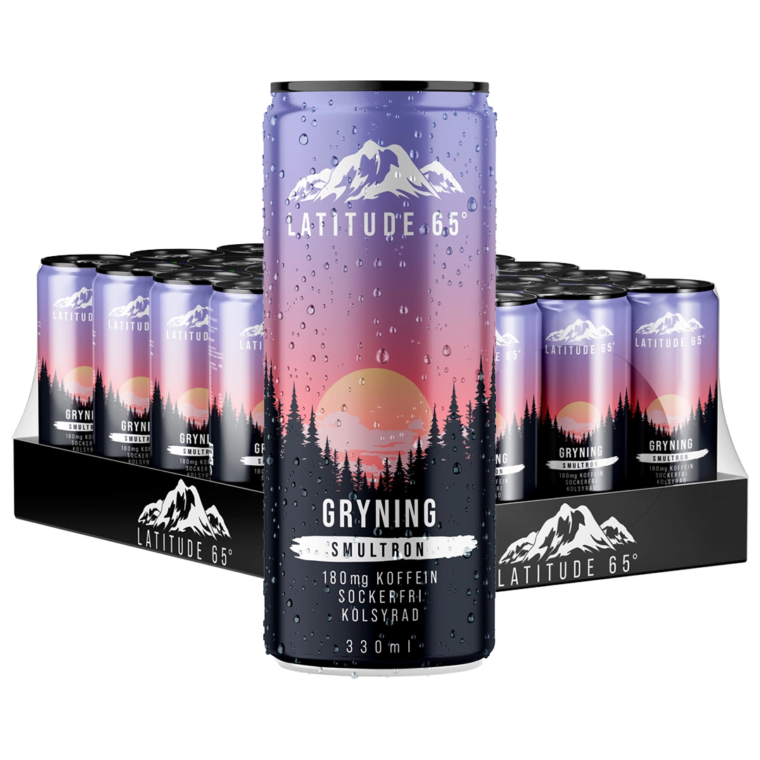 24 x Latitude 65 330 ml Gryning - Villimansikka