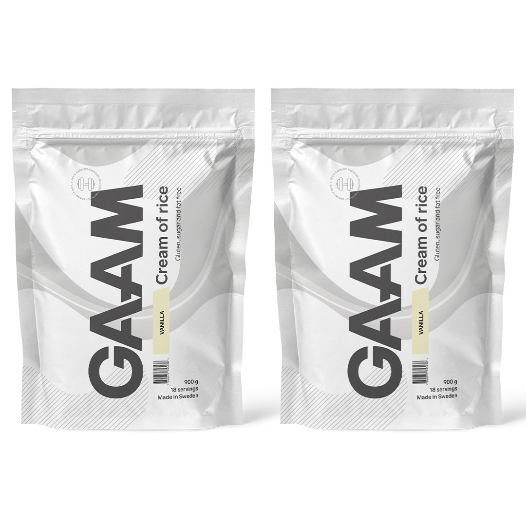 2 x GAAM Cream of Rice 900 g