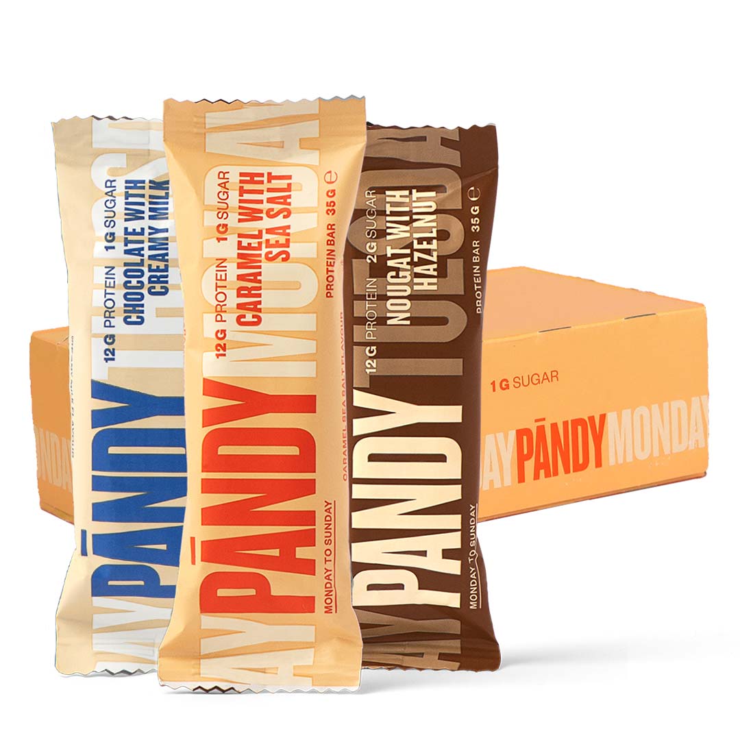 18 x Pändy Protein Bar 35 g - Mixlåda