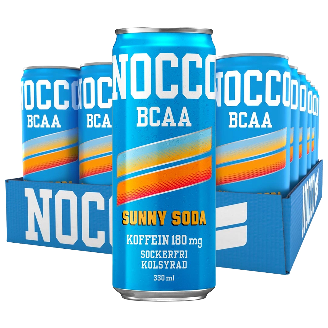 24 x NOCCO BCAA 330 ml Sunny Soda