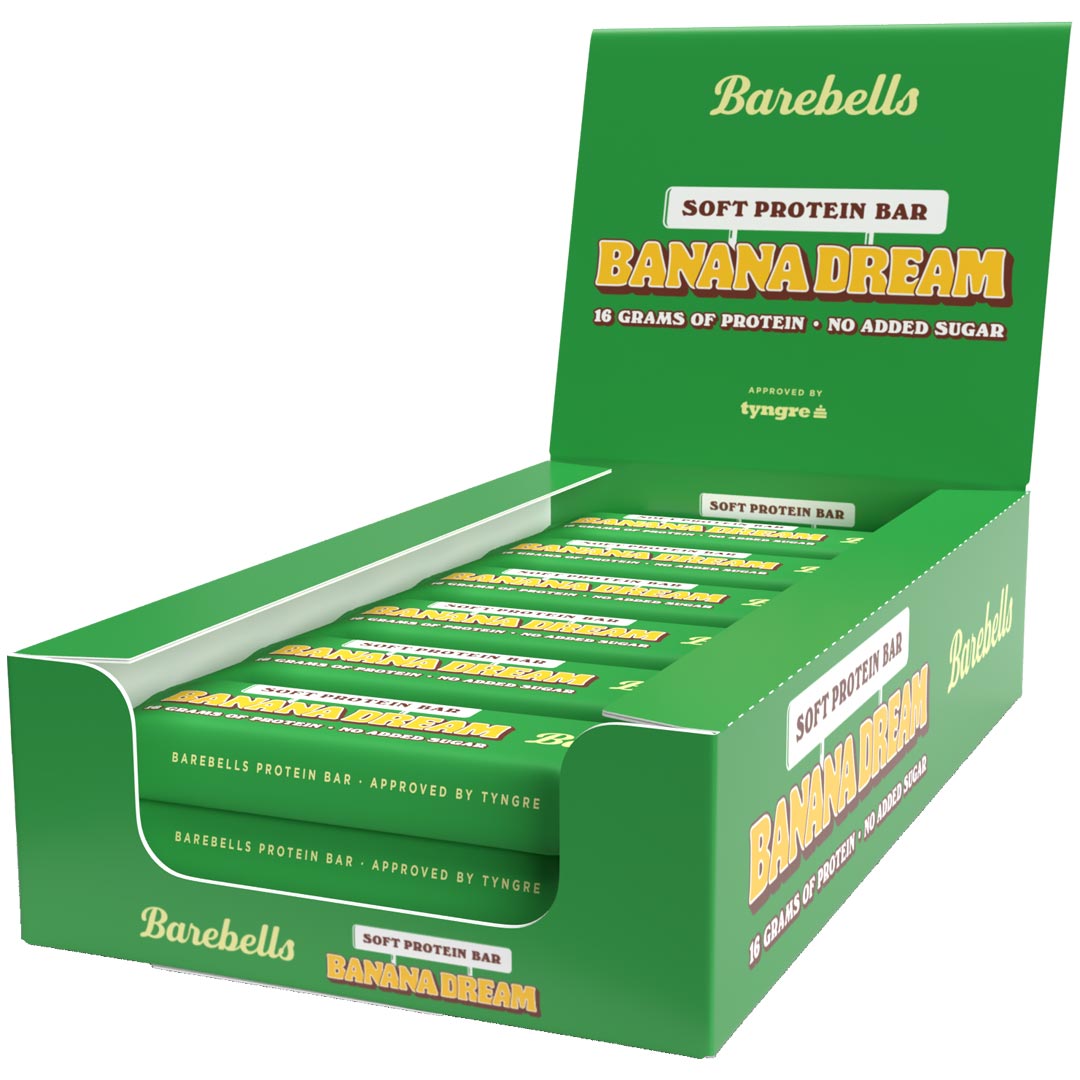 12 x Barebells Soft Bar 55 g Banana Dream