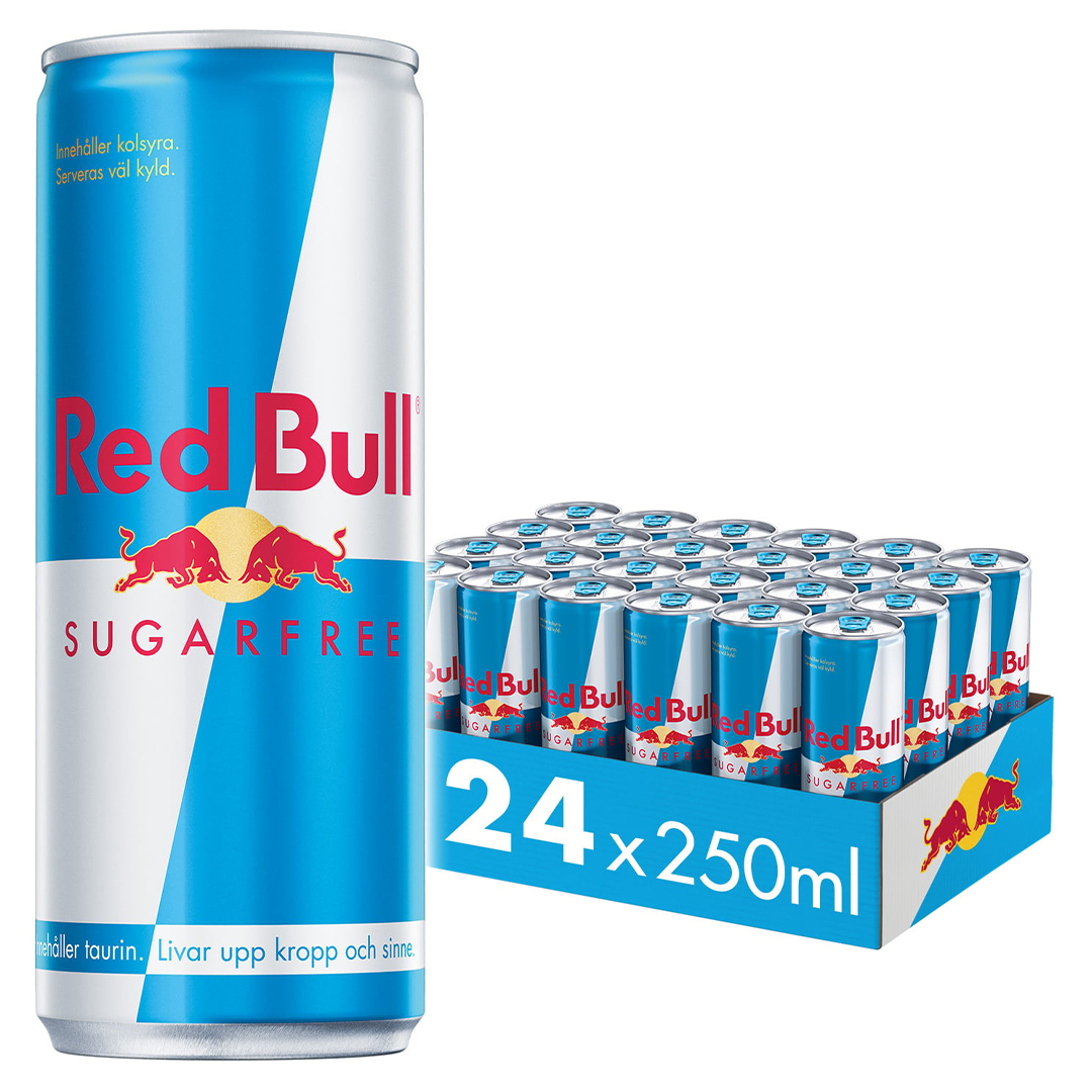24 x Red Bull Energiajuoma 250 ml Sokeriton