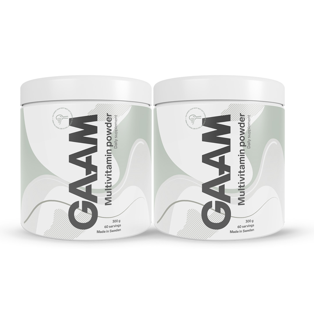 2 x GAAM Multivitamin Powder 300 g