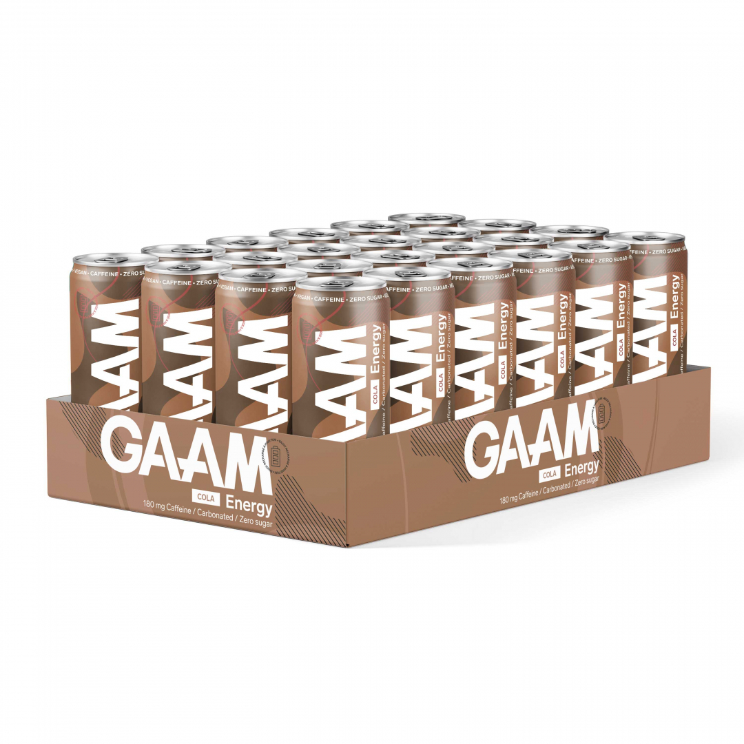 24 x GAAM Energy 330 ml Cola