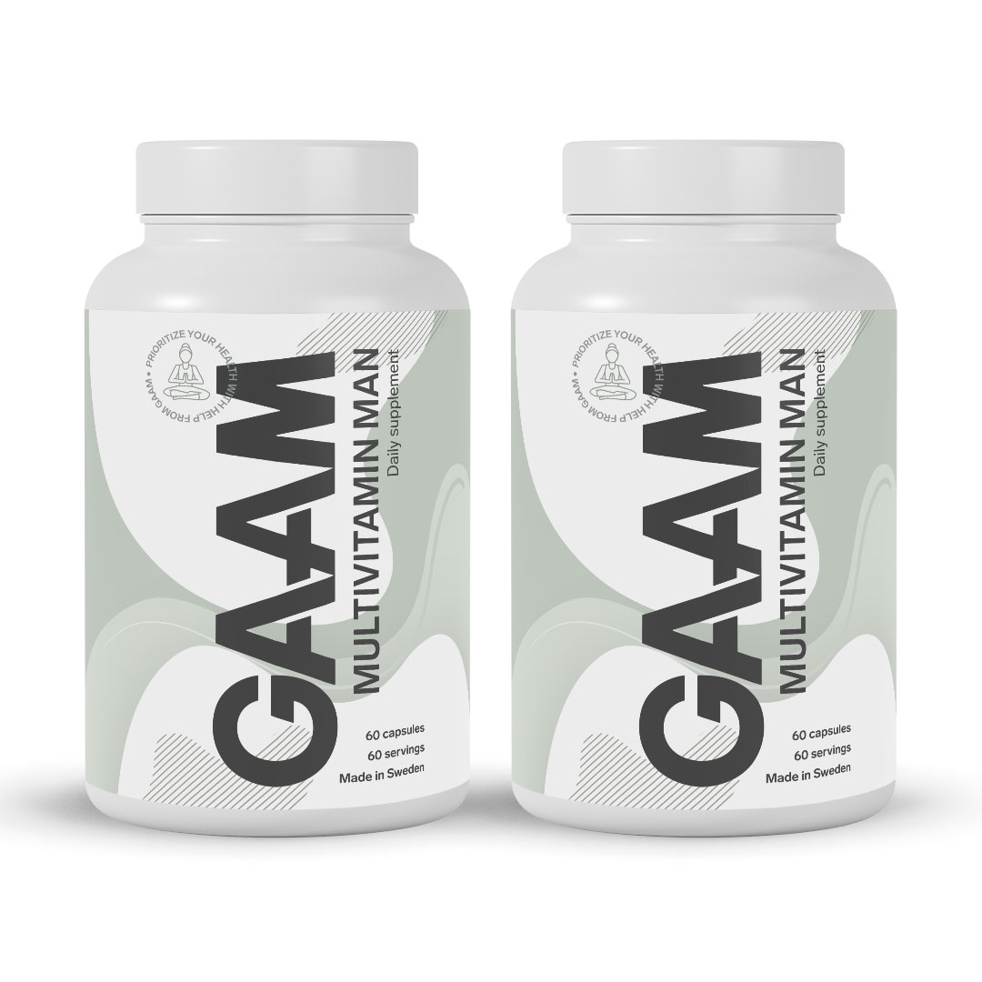 2 x GAAM Multivitamin Man 100 caps