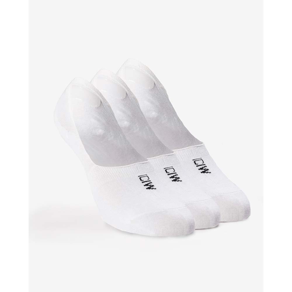 ICANIWILL Invisible Socks 3-pack White