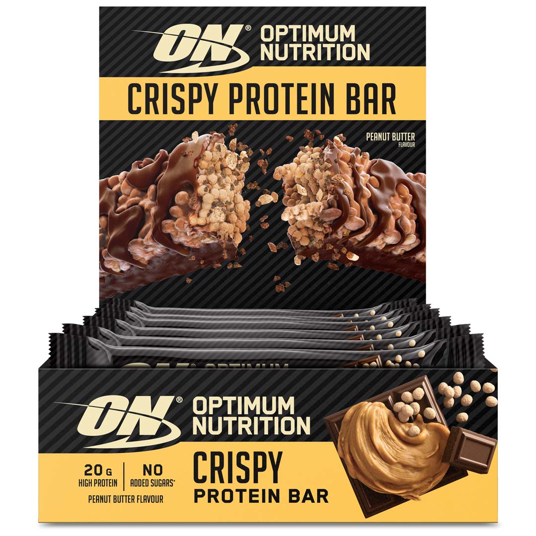 10 x Optimum Nutrition Protein Crisp Bar 65 g