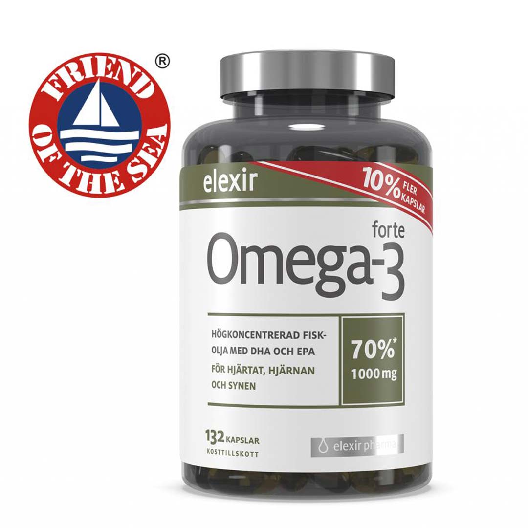 Elexir Pharma Omega-3 Forte 132 caps