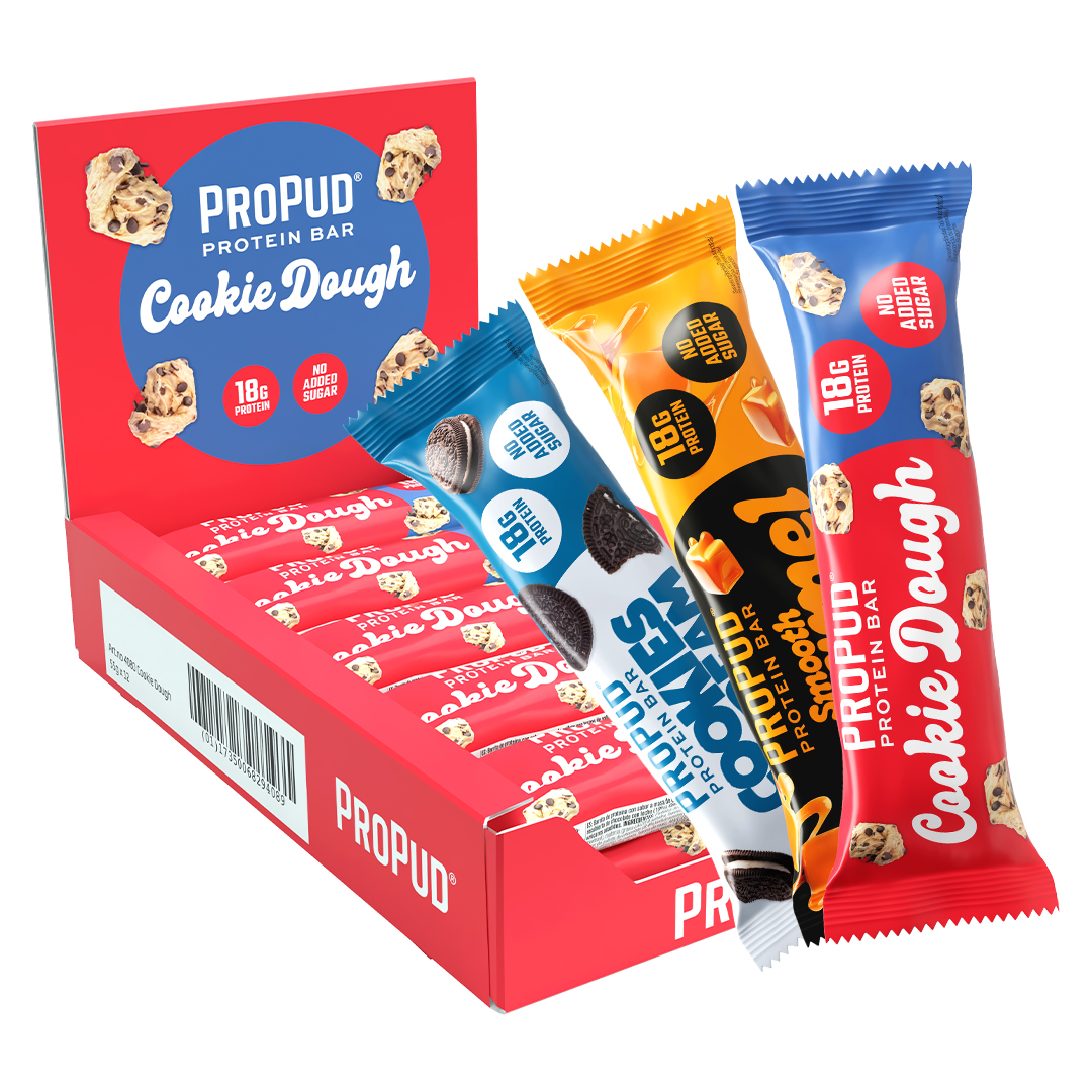 12 x NJIE ProPud Proteinbar 55 g Mix-laatikko