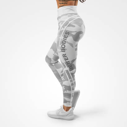 Better Bodies Camo High Tights White Camo