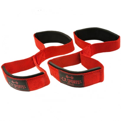 C.P. Sports Figure 8 Straps - Closed Loop Quick Straps Red