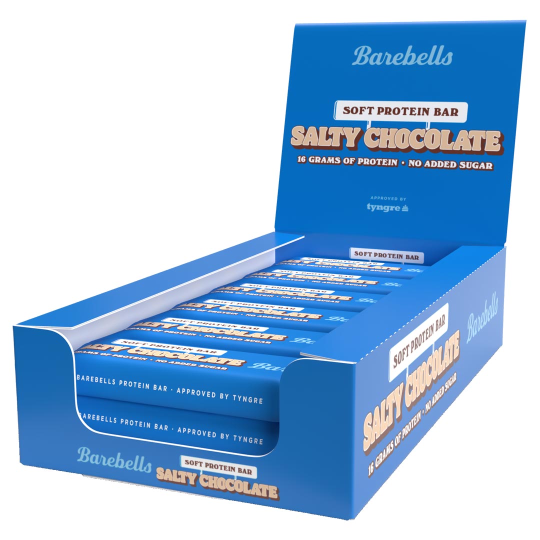 12 x Barebells Soft Protein Bar 55 g Salty Chocolate
