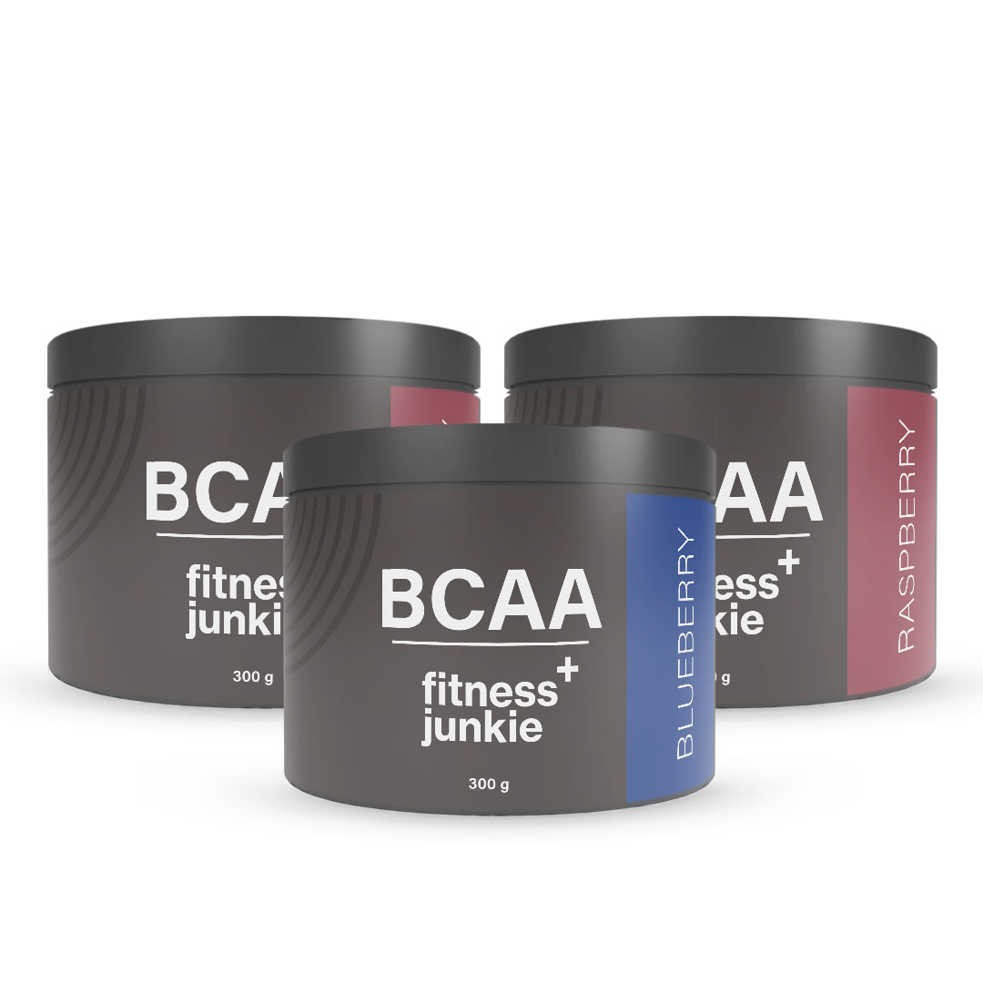 3 x fitnessjunkie BCAA 300 g