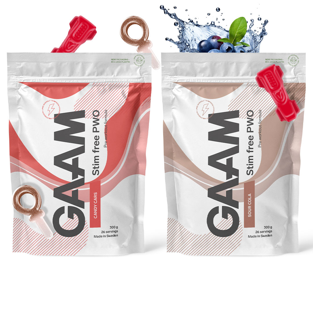 2 x GAAM Stim Free PWO 360 g