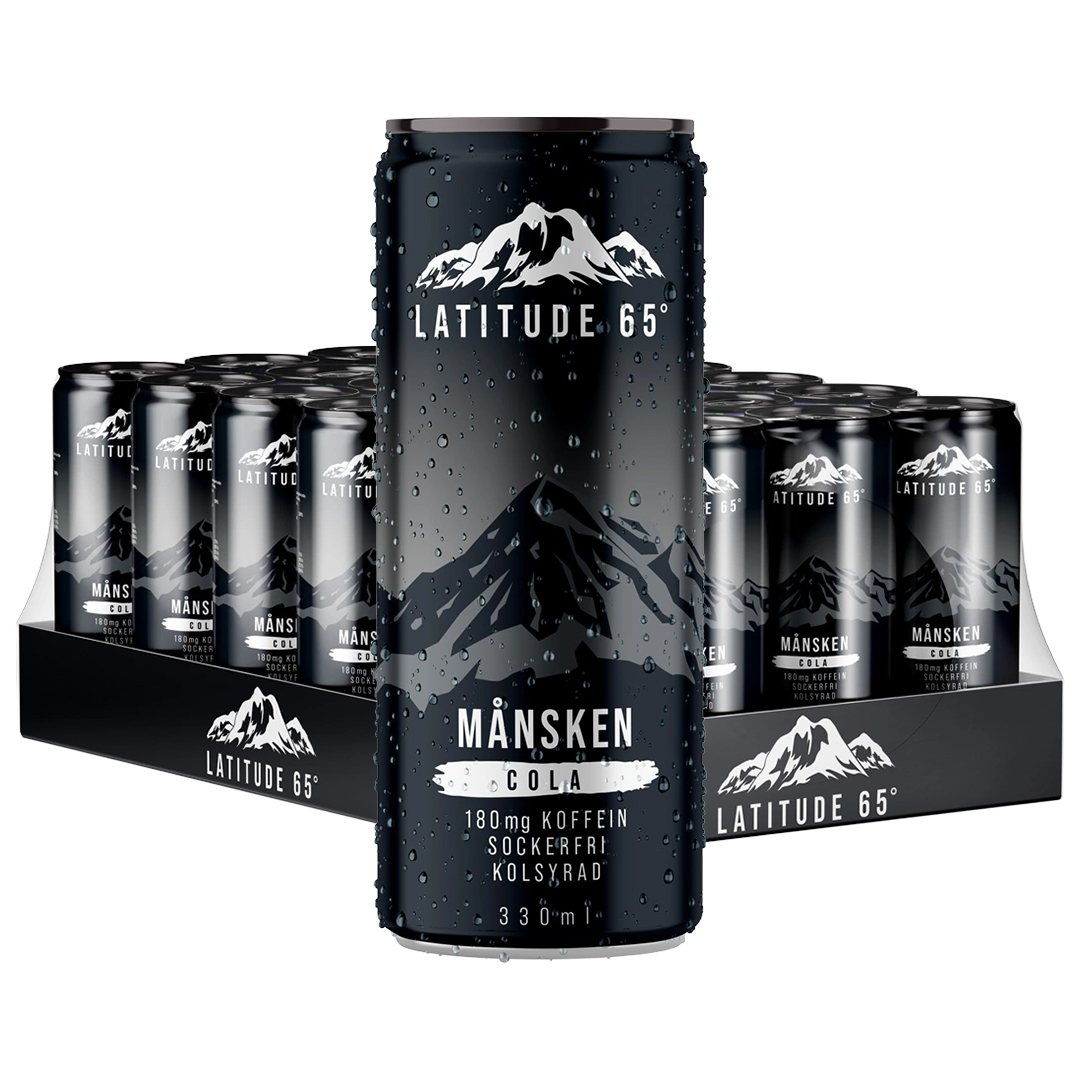 24 x Latitude 65 330 ml Månsken - Cola