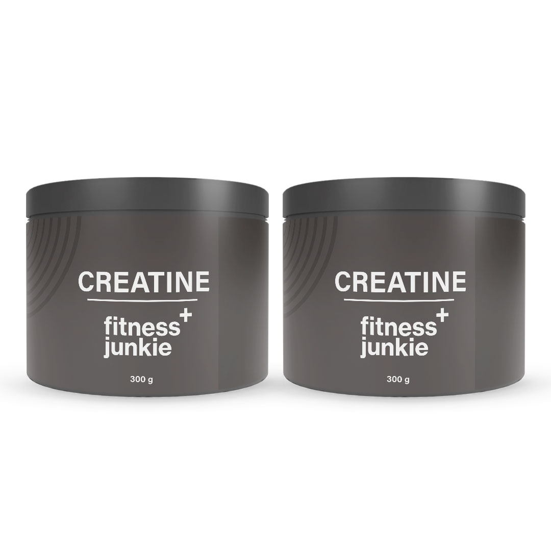 2 x fitnessjunkie Creatine 300 g Kreatinii