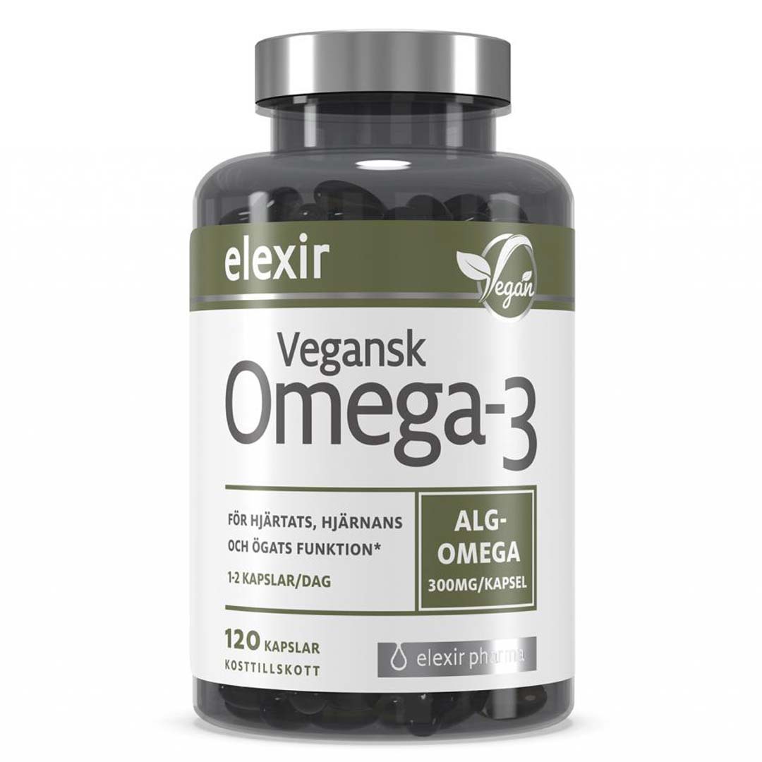 Elexir Pharma Vegan Omega-3 120 caps