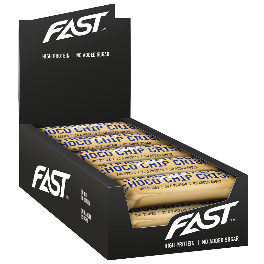 15 x FAST ROX Protein Bar 55 g Mix-laatikko