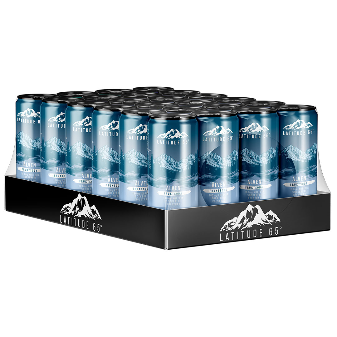 24 x Latitude 65 330 ml Älven - Hedelmäsooda