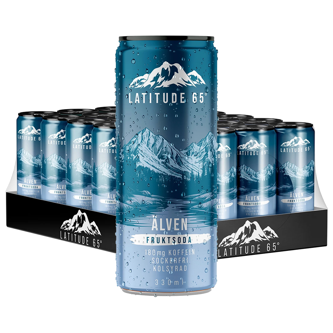 24 x Latitude 65 330 ml Älven - Hedelmäsooda