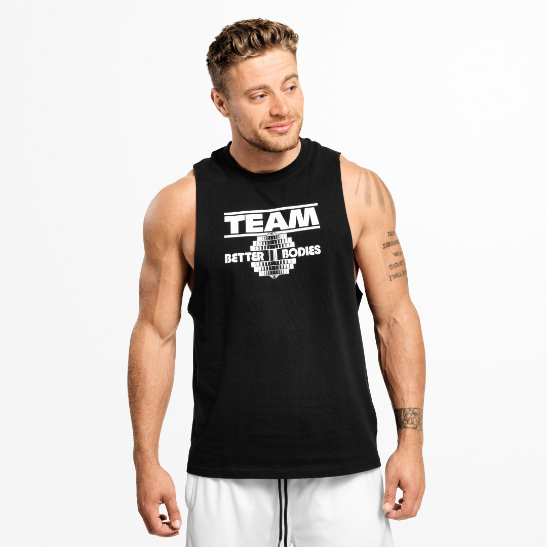 Better Bodies Team BB Tank Wash Black
