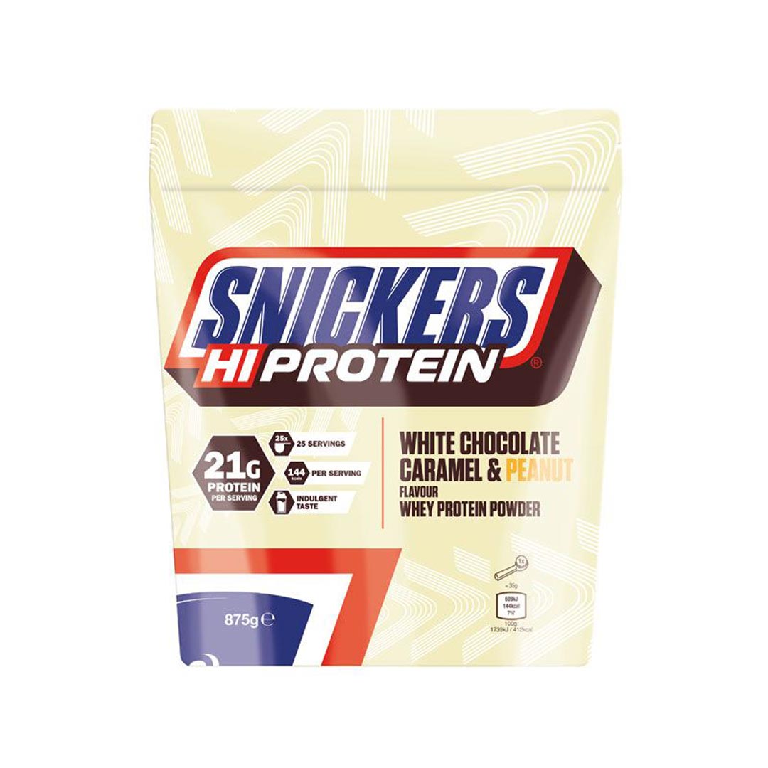 Snickers Protein Powder 875 g White Chocolate