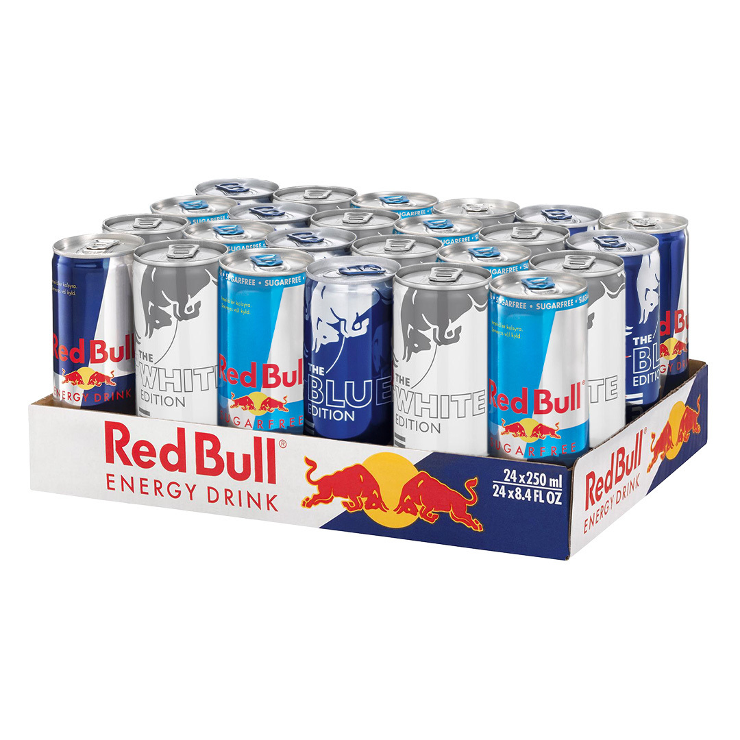 24 x Red Bull Energidryck 250 ml Mix-lava