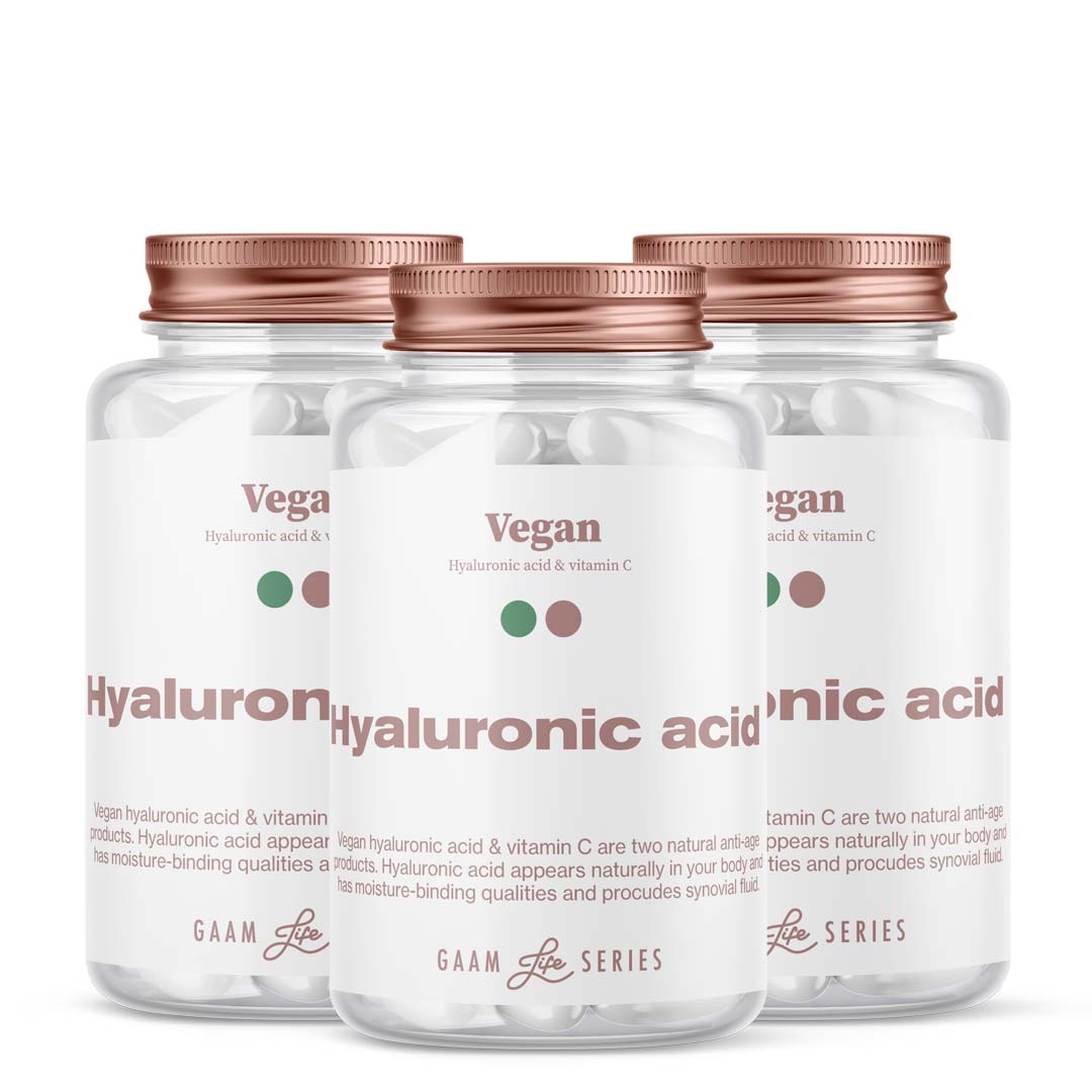GAAM Life Series Vegan Hyaluronic acid & vitamin C 180 caps