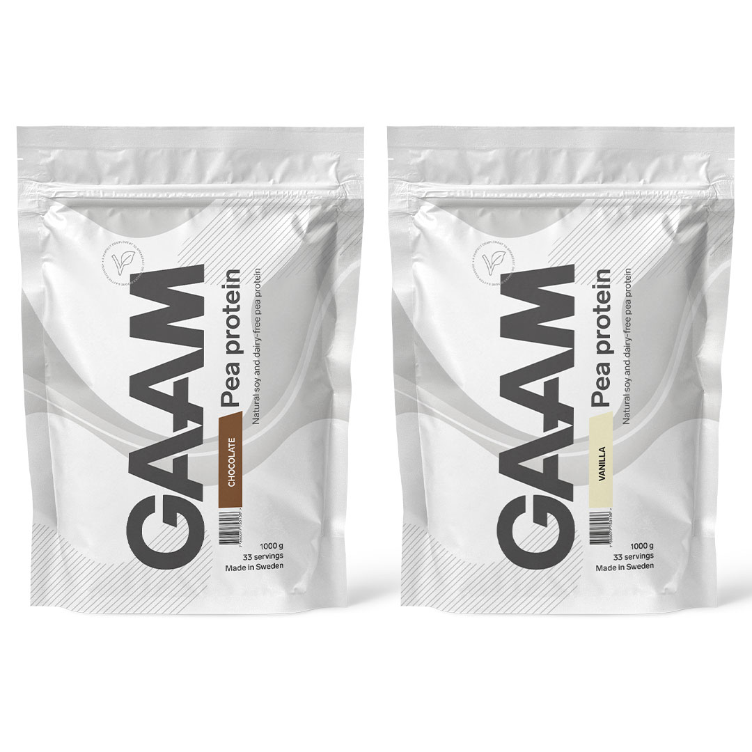 2 x GAAM Pea Protein 1 kg