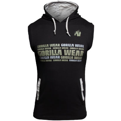 Gorilla Wear Melbourne SL Hooded T-Shirt Black