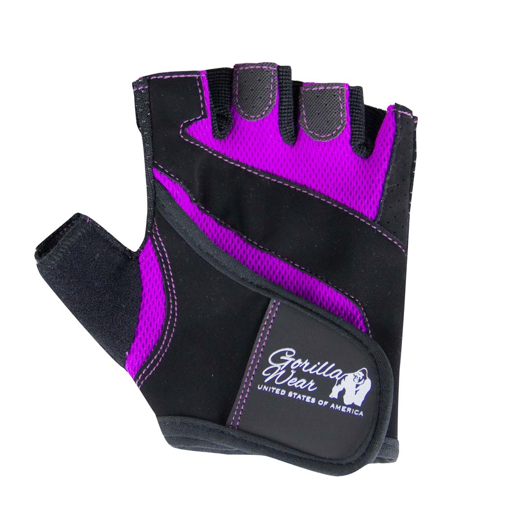 Gorilla Wear Womens Fitness Gloves Black/Purple