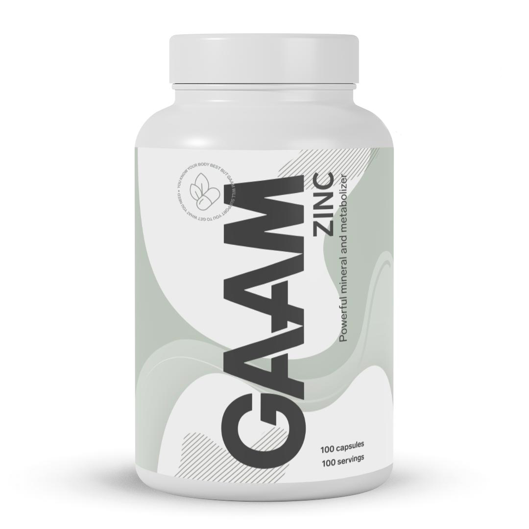GAAM Health Series Zinc 100 caps