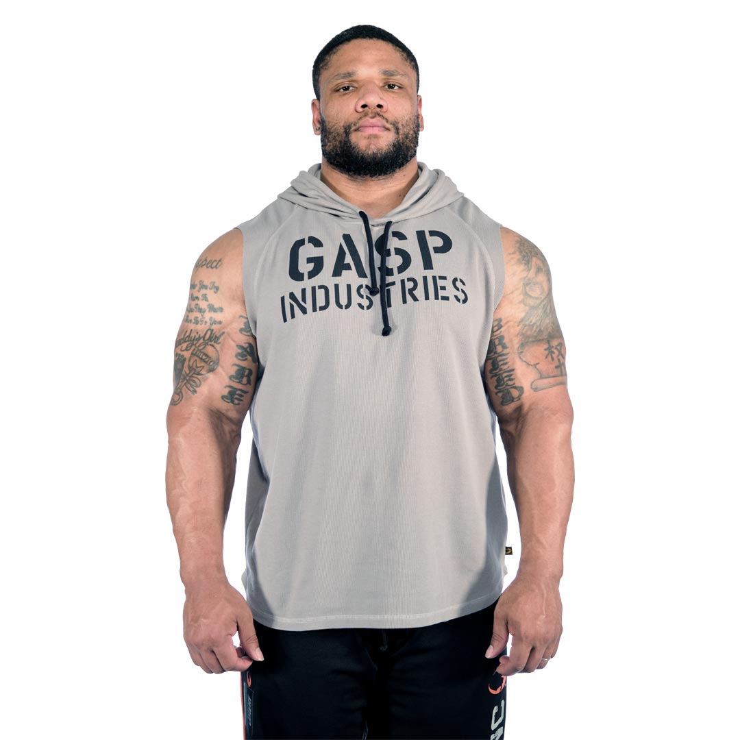 GASP Thermal SL Hoodie Steel Grey