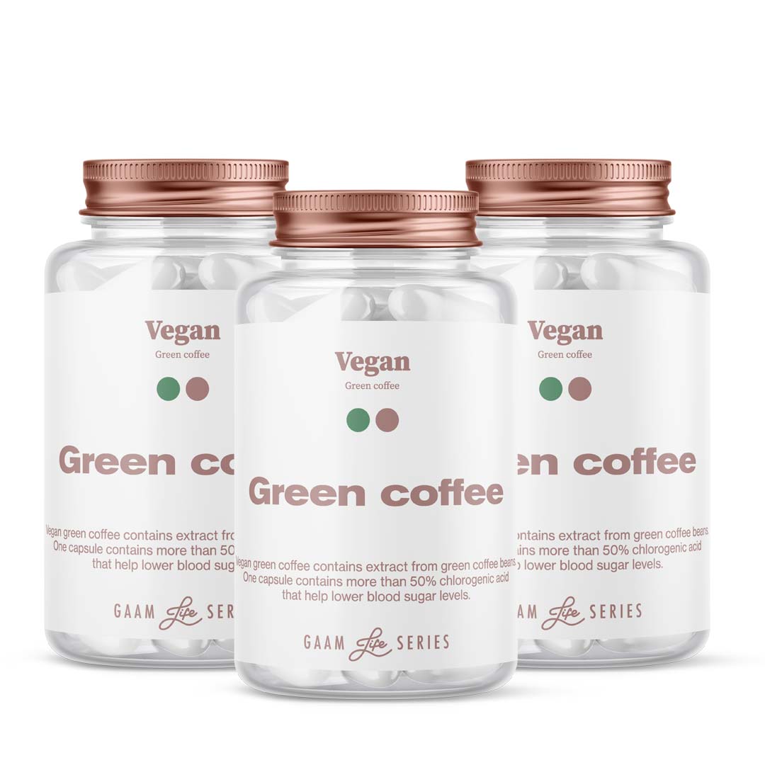 GAAM Life Series Vegan Green Coffee 180 caps