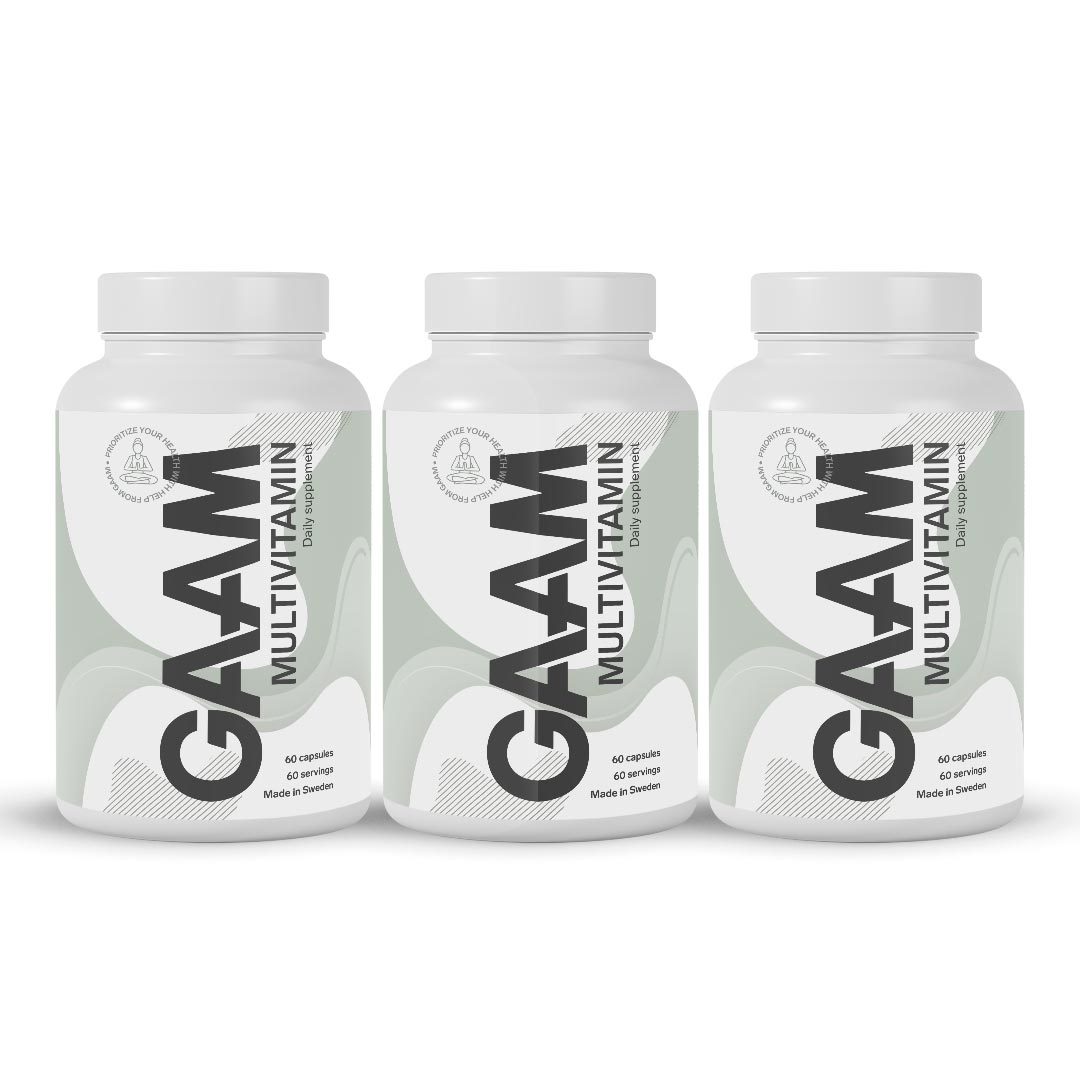 3 x GAAM Multivitamin 100 caps