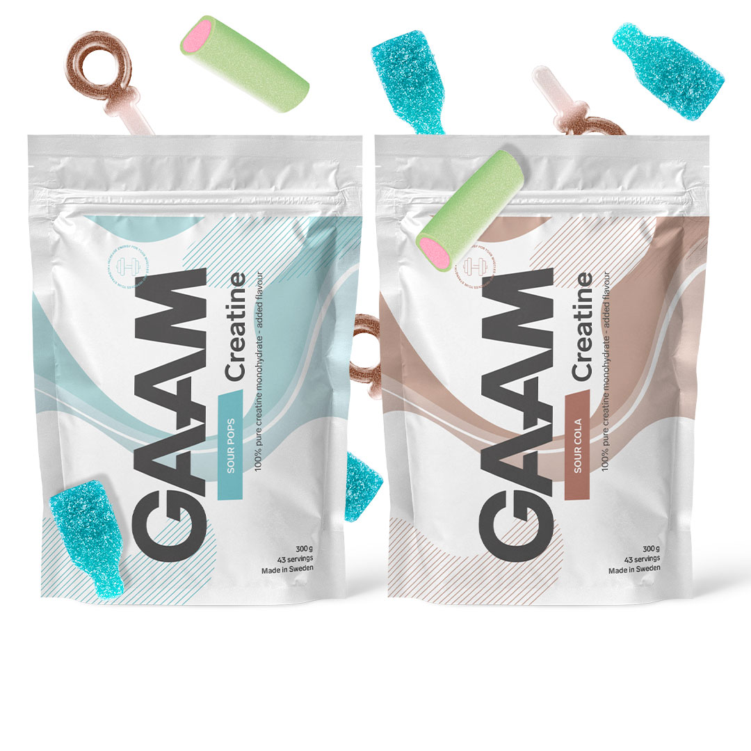 2 x GAAM Candy Series Creatine 500 g