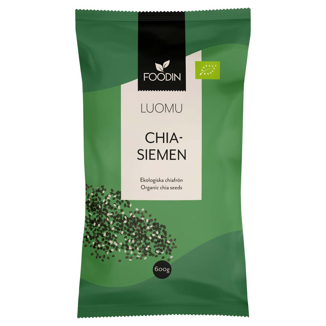 Foodin Organic Chia Seeds Raw 600 g