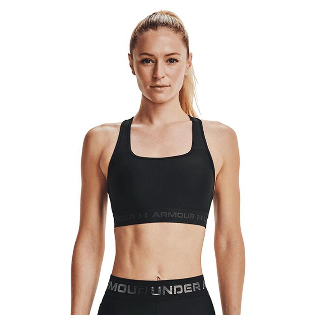 Under Armour UA Crossback Mid Bra Black