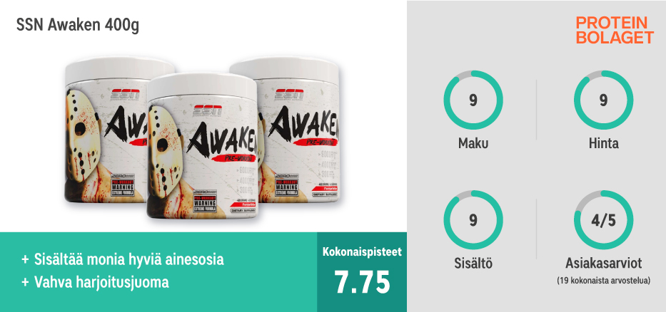 PWO parhaat testissä - SSN Awaken 400g