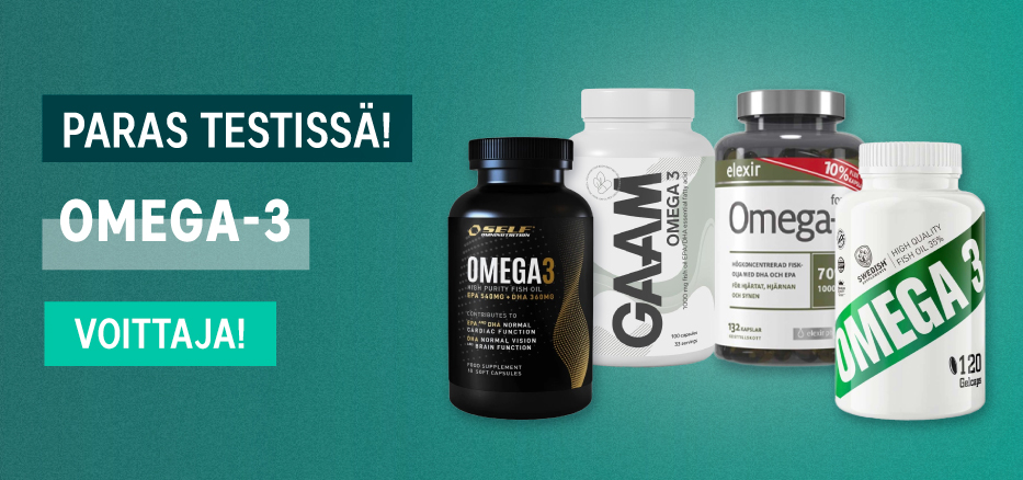 Paras Omega-3 Testivoittaja 2024