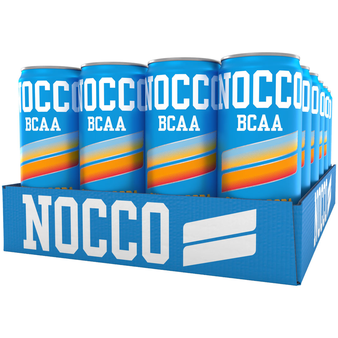 24 x NOCCO BCAA, 330 ml, Sunny Soda ryhmässä Juomat / Energiajuomat @ Proteinbolaget (FI-0035)