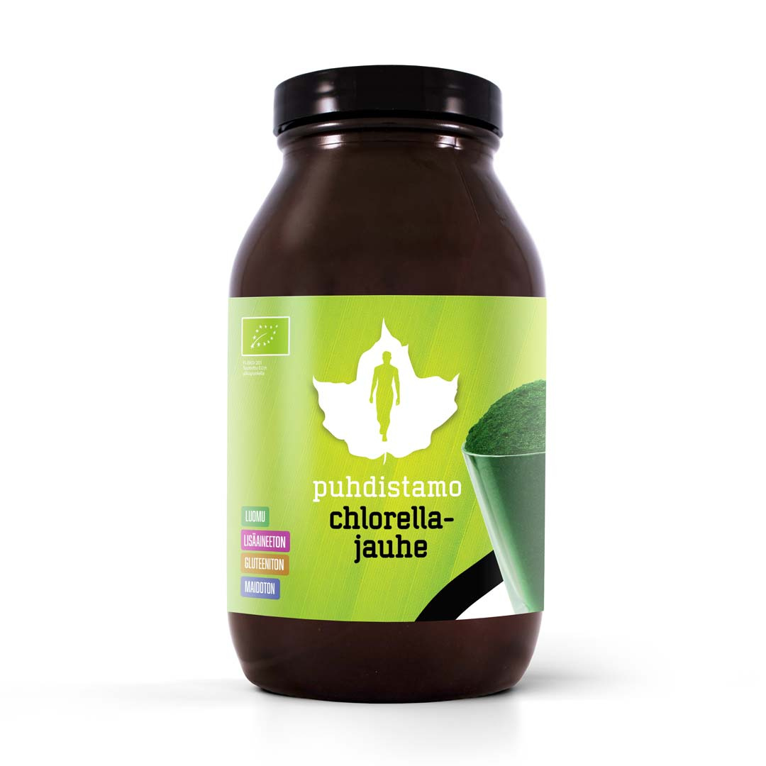 Puhdistamo Chlorellajauhe 100 g ryhmässä Luontaistuotteet / Chlorella @ Proteinbolaget (FI-0145)