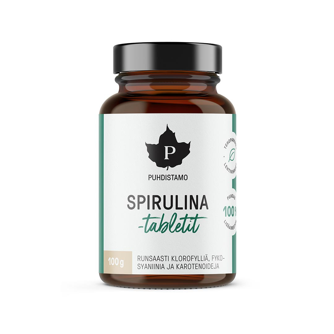 Puhdistamo Spirulinatabletit 100 g ryhmässä Luontaistuotteet / Spirulina @ Proteincompany (FI-0148)