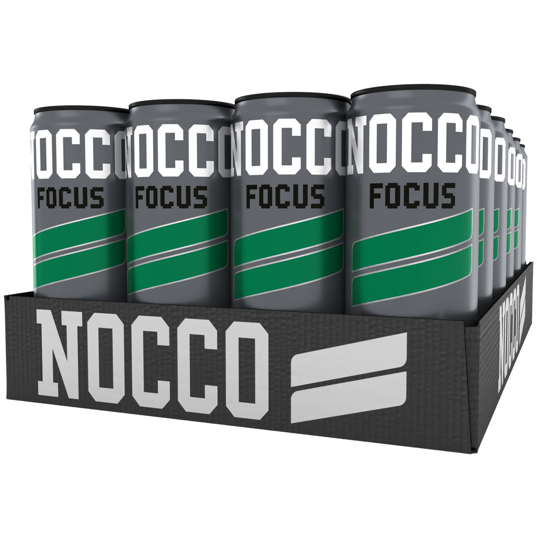 24 x NOCCO Focus 330 ml Pearade ryhmässä Juomat / Energiajuomat @ Proteinbolaget (FI-2131)