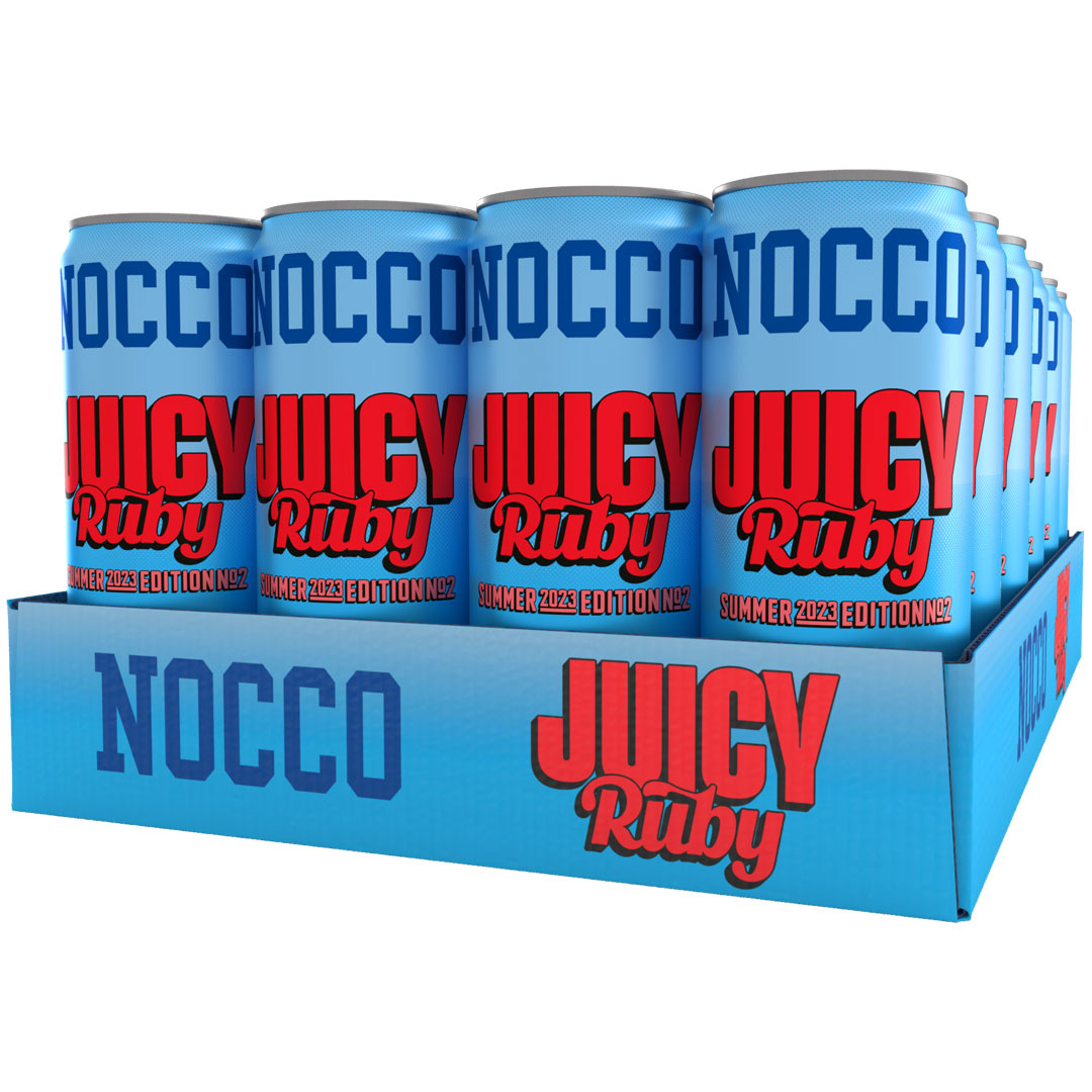 24 x NOCCO BCAA 330 ml Juicy Ruby ryhmässä Juomat / Energiajuomat @ Proteinbolaget (FI-2351)